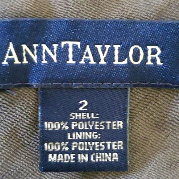 Ann Taylor Charcoal Sparkly Party Nightout Club Spaghetti Straps Crop Top - Picture 5 of 5